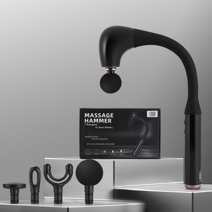 Everfit Massage Gun U-shaped Extended Handle Percussion Massager 4 Heads 7