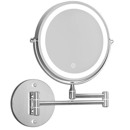 Embellir Extendable Makeup Mirror 10X Magnifying Double-Sided Bathroom Silver 7