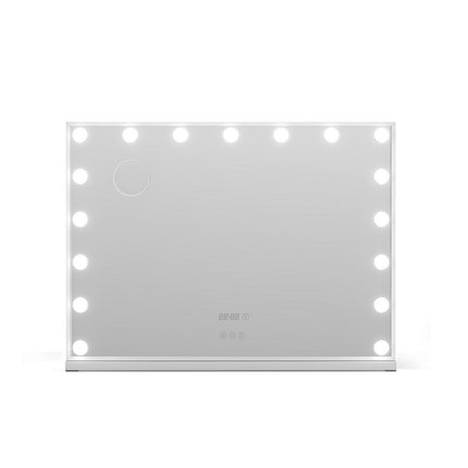 Embellir Makeup Mirror 80x60cm Hollywood Vanity with LED Light Tabletop White 3