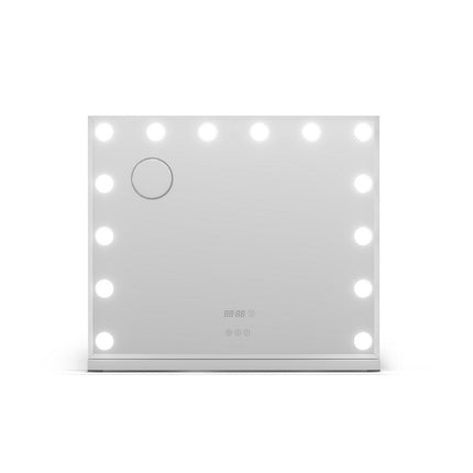 Embellir Makeup Mirror 60x52cm Hollywood Vanity with LED Light Tabletop White 3