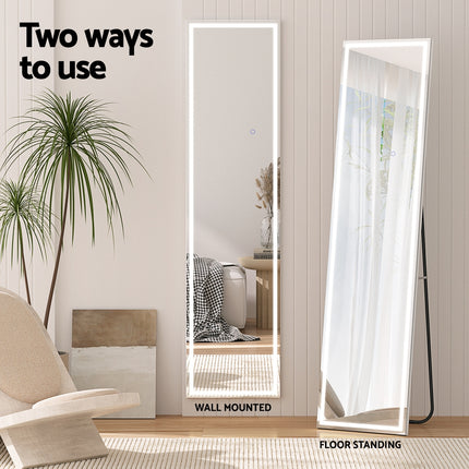 Embellir Full-Length Floor Wall Mirrors LED Light 6