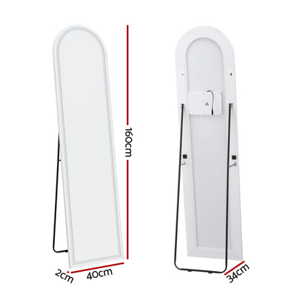Embellir LED Full Length Mirror Floor Dressing Mirror 160cm 2