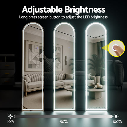 Embellir LED Full Length Mirror Floor Dressing Mirror 160cm 4