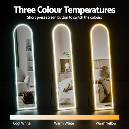 Embellir LED Full Length Mirror Floor Dressing Mirror 160cm 5