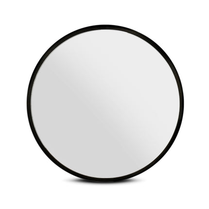 Embellir Wall Mirror Makeup 80cm Home Decor Framed Mirrors Bathroom Round Black 3