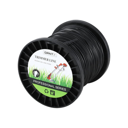 Giantz 100M Whipper Snipper Trimmer Line 2.4mm Star Nylon String Cord Black 3