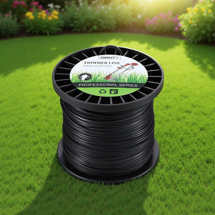 Giantz 100M Whipper Snipper Trimmer Line 2.4mm Star Nylon String Cord Black 7