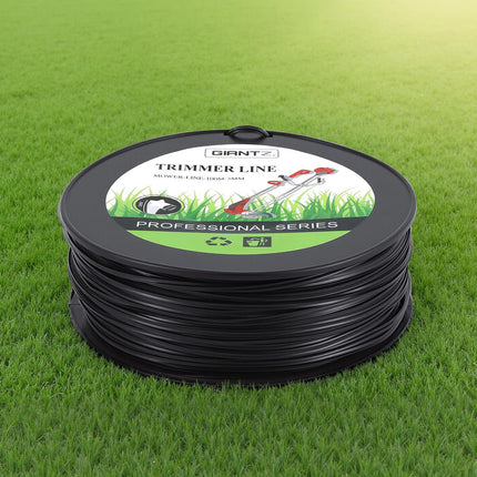 Giantz 100M Whipper Snipper Trimmer Line 3.0mm Star Nylon String Cord Black 7