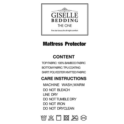 Giselle Bedding Mattress Protector Queen 6
