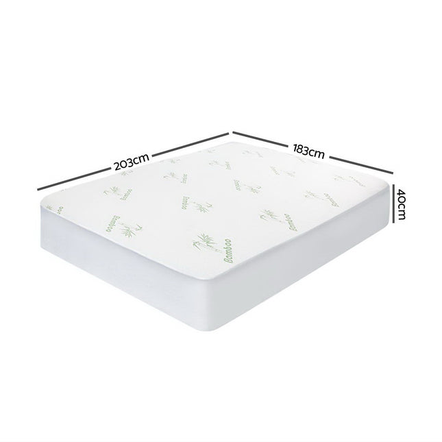 Giselle Bedding Mattress Protector Bamboo King 2
