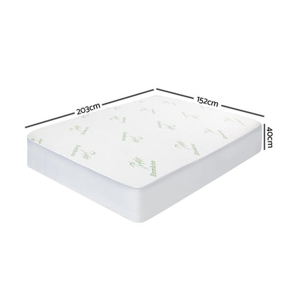 Giselle Bedding Mattress Protector Bamboo Queen 2