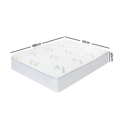 Giselle Bedding Mattress Protector Bamboo Single 2