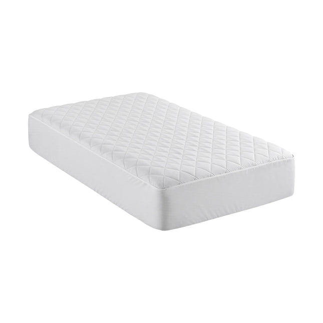 Giselle Waterproof Mattress Protector 100% Cotton Quilted Fitted Cover King Single 2