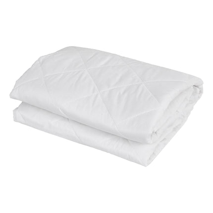 Giselle Waterproof Mattress Protector 100% Cotton Quilted Fitted Cover King Single 4