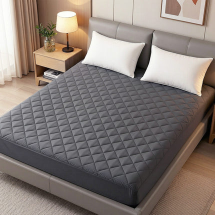 Giselle Water-Resistant Mattress Protector Microfiber 360° Fit King 10