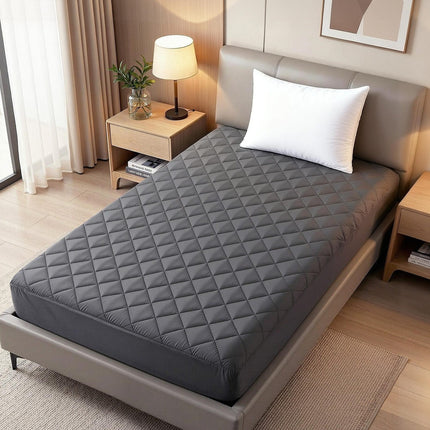 Giselle Water-Resistant Mattress Protector Microfiber 35cm 360° Fit Single 10