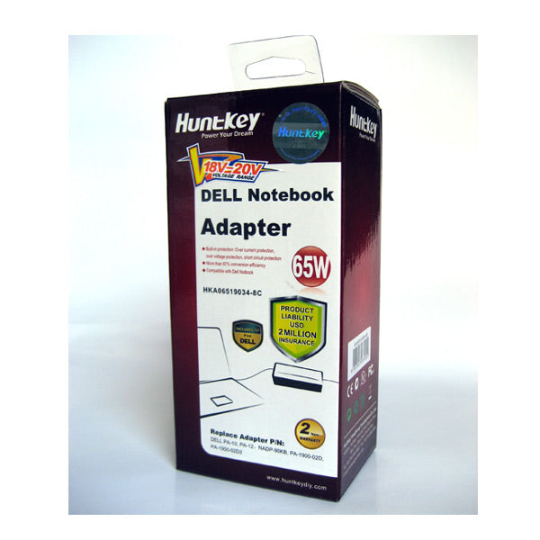 Huntkey DELL Notebook Adapter 65W  (HKA06519034-8C) 2