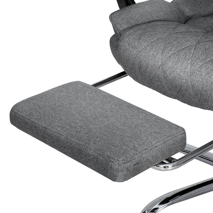 Artiss Executive Office Chair Footrest Grey 3