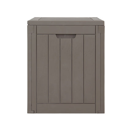 Gardeon Outdoor Storage Box 118L Container Lockable Garden Toy Tool Shed Grey 3