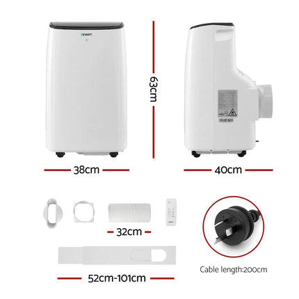 Devanti Portable Air Conditioner WiFi 7000BTU 2