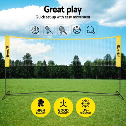 Everfit 10ft Portable Pickle Ball Net Adjustable Multi-Sport for Badminton Tennis Pickleball Volleyball 4