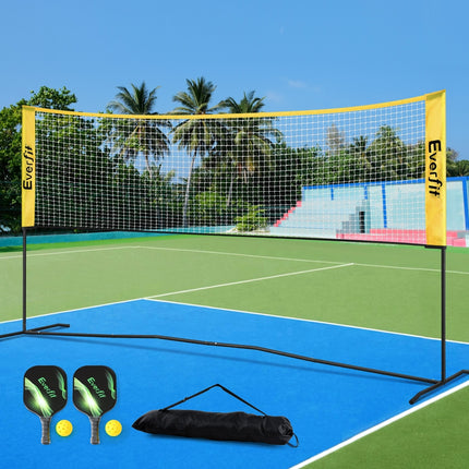 Everfit 10ft Portable Pickle Ball Net Adjustable Multi-Sport for Badminton Tennis Pickleball Volleyball 7
