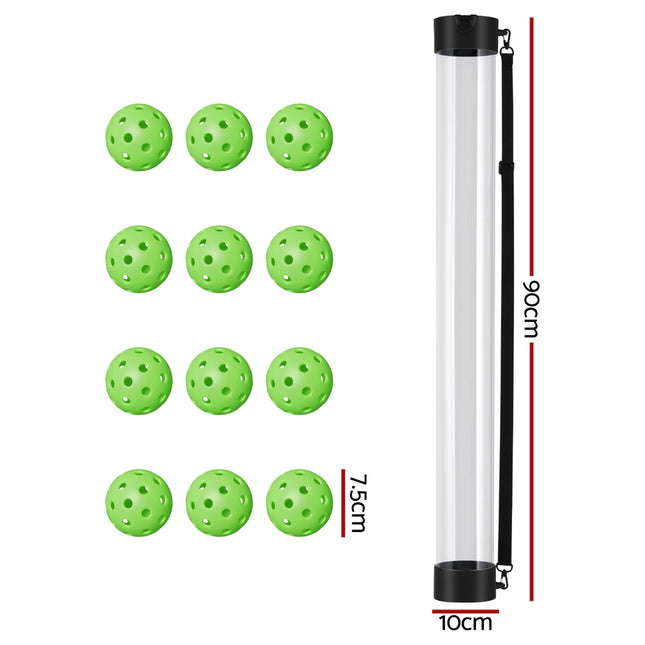 Everfit 12PC Pickleball Collector Set Multi-Ball Retriever Portable Storage Adjustable Strap 2