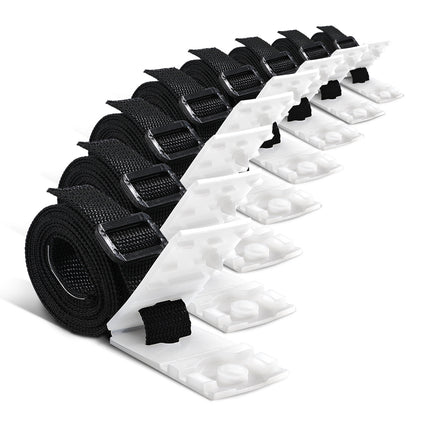 Aquabuddy Pool Cover Roller Attachment Swimming Pool Reel Straps Kit 8PCS 7