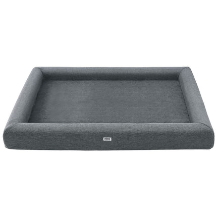 i.Pet Pet Bed Dog Cat Extra Large Calming Soft Sofa Cushion Egg Crate Washable Grey 3