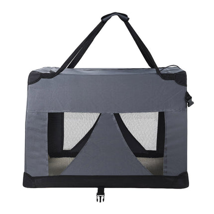 i.Pet Pet Carrier Soft Crate Dog Cat Travel 82x58CM Portable Foldable Car XL 3