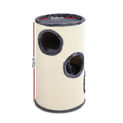i.Pet Cat Tree 70cm Scratching Post Tower Scratcher Trees Wood Condo House Toys 2