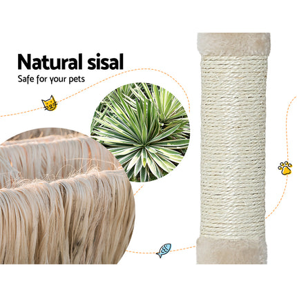 i.Pet Cat Tree 69cm Scratching Post Tower Scratcher Wood Condo Toys House Bed 5