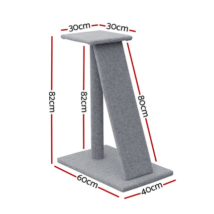 i.Pet Cat Tree 82cm Scratching Post Tower Scratcher Condo Trees Climb House 2