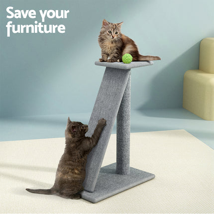 i.Pet Cat Tree 82cm Scratching Post Tower Scratcher Condo Trees Climb House 4