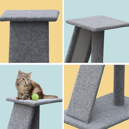 i.Pet Cat Tree 82cm Scratching Post Tower Scratcher Condo Trees Climb House 5
