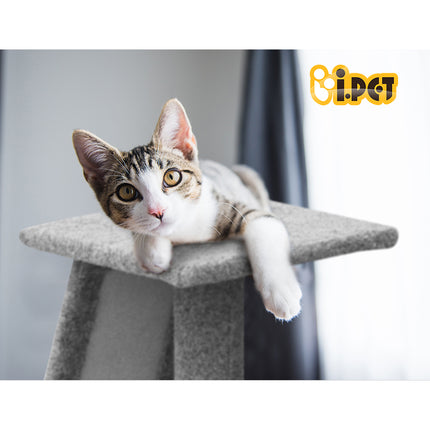 i.Pet Cat Tree 82cm Scratching Post Tower Scratcher Condo Trees Climb House 7