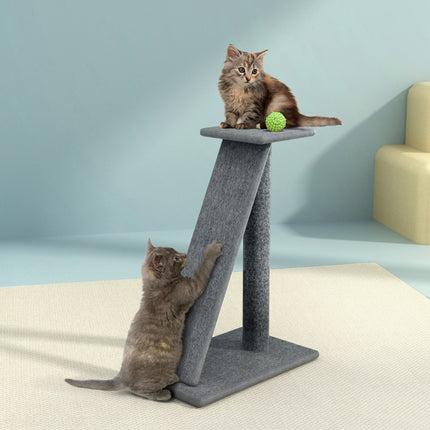 i.Pet Cat Tree 82cm Scratching Post Tower Scratcher Condo Trees Climb House 8