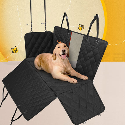 i.Pet Pet Car Seat Cover Dog Hammock Protector Back Waterproof Belt Non Slip Mat 8