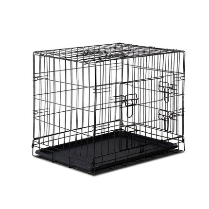 i.Pet 24" Dog Cage Crate Kennel 3 Doors 3