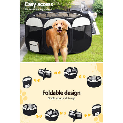 i.Pet Dog Playpen Tent Pet Crate Fence 3XL Enclosure 6