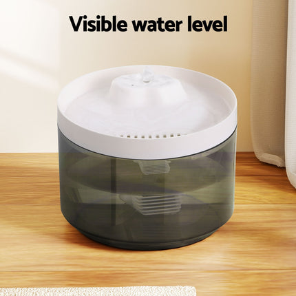 i.Pet Pet Water Fountain Feeder Dispenser Filter Dog Cat Drinking Automatic 2.2L 4