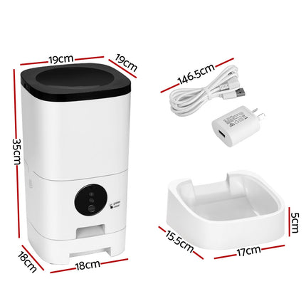 i.Pet Automatic Pet Feeder 6L Wifi Auto Dog Cat Smart Food Dispenser Timer 2