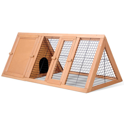 i.Pet Rabbit Hutch Chicken Coop 119cm x 51cm x 44cm Chicken Coop Large Run Wooden Cage Outdoor 3