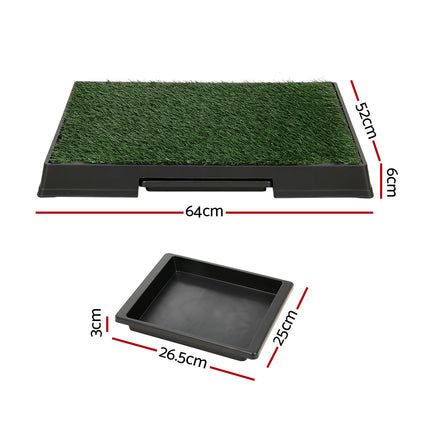 i.Pet Pet Training Pad Dog Potty Toilet Large Loo Portable With Tray Grass Mat 2