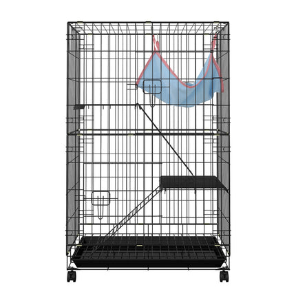 i.Pet Rabbit Cage 100cm Hutch 3 Level Indoor Guinea Pig Ferret 3