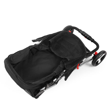 i.Pet Pet Stroller Dog Pram Cat Carrier Large Travel Pushchair Foldable 3 Wheels 3