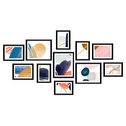 Artiss Photo Frames Art Holder 11PCS 5x7" 6x8" 8x10" Black 2