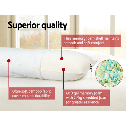 Giselle Bedding Body Support Pillow Bamboo Cover 5