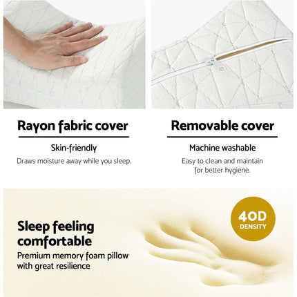 Giselle Bedding Memory Foam Leg Knee Pillow 5