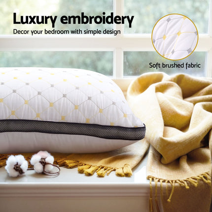 Giselle Bedding Pillows Microfibre Pillow 5